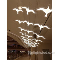 Design di personalizzazione ingegneristica artistica dell&#39;hotel foyer lampada lampadario ACRILICO ABS